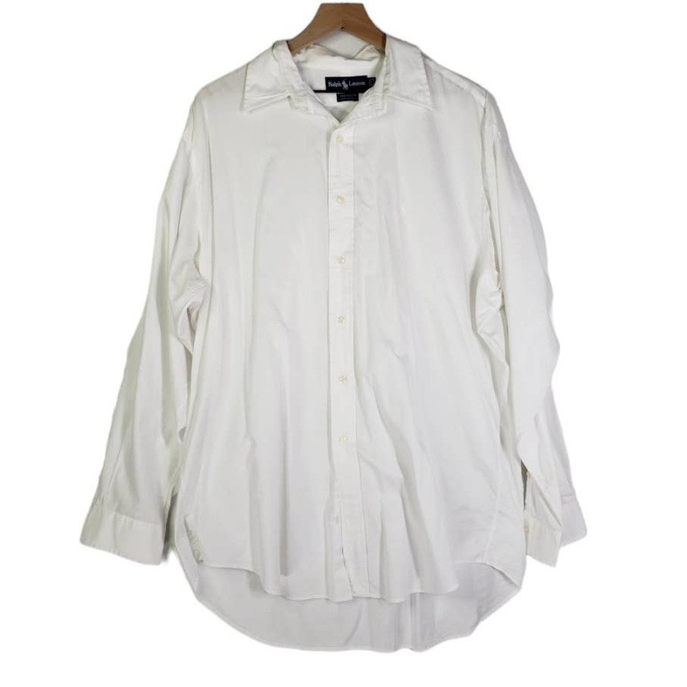Ralph Lauren Yarmouth Button Down Dress Shirt Men's 16 1/2 - 34